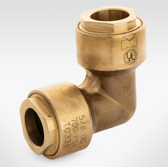 MUELLER STREAMLINE Mueller Streamline acp02715 Brass Push Fitting 90 Elbow