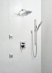 DELTA FAUCET Delta Faucet T27967-RB Angular Modern Monitor 17 Series Valve Trim with 6-Setting Integrated Diverter