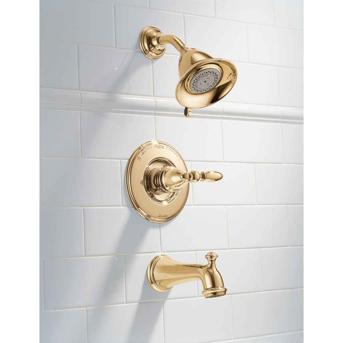 DELTA FAUCET Delta H716PB Victorian Metal Lever Handle Kit - 13 / 14 Series & Floor Mount