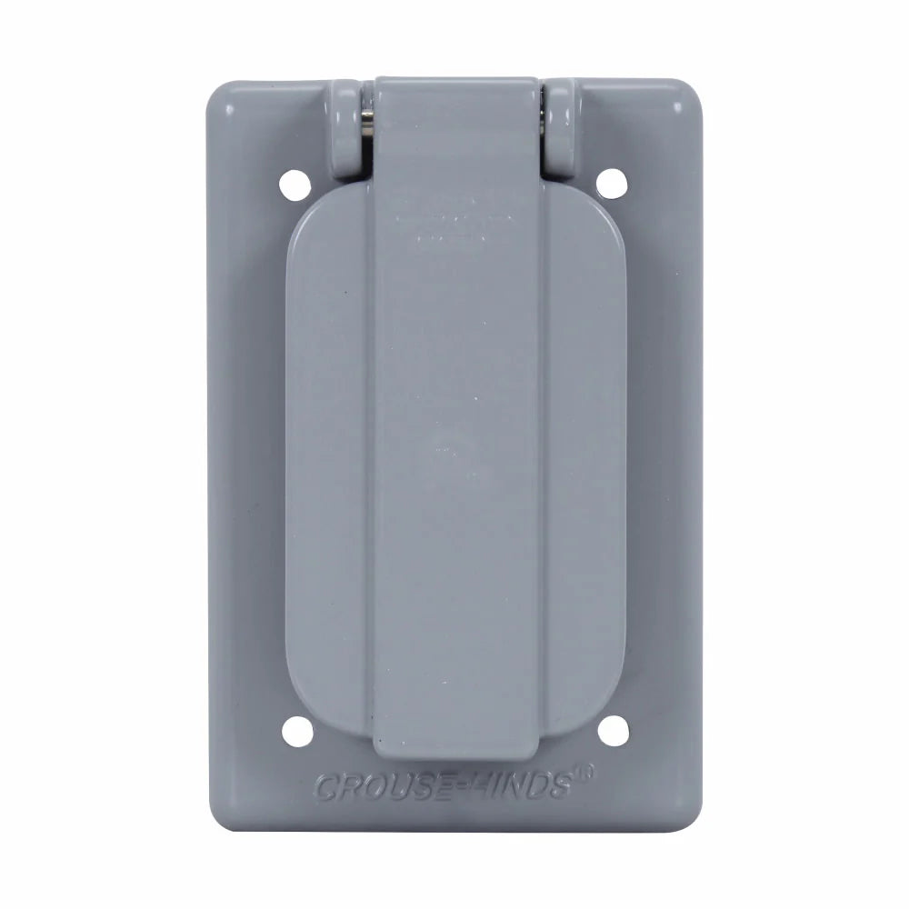 EATON Crouse-Hinds WLGFFSV Device Box Cover 4-9/16 In Length x 2-13/16 In Width