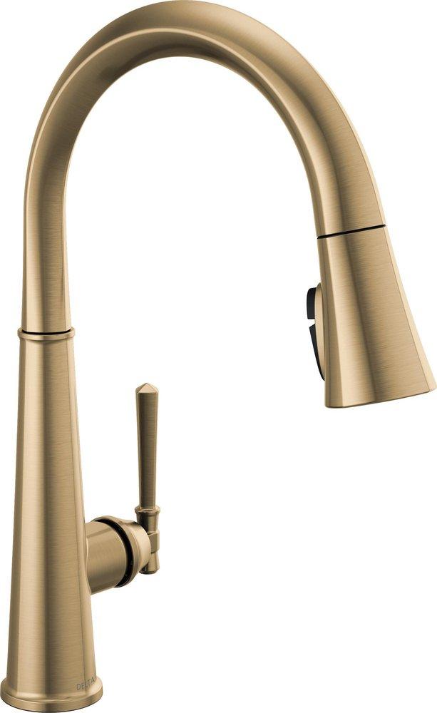 DELTA FAUCET Delta Faucet 9182-CZ-PR-DST Emmeline Single Handle Pull Down Kitchen Faucet