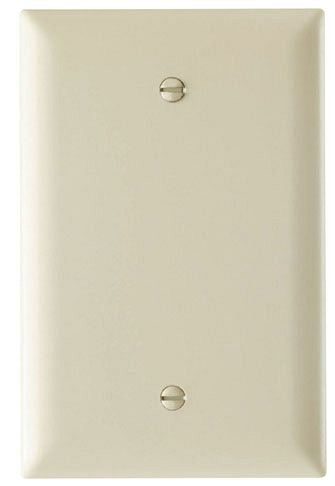 LEGRAND Pass & Seymour TPJ13I 1 Gang Jumbo Decorator Blank Wall Plate, Ivory