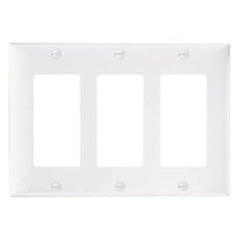 LEGRAND Pass & Seymour SP263W Decorator Openings, Three Gang, White