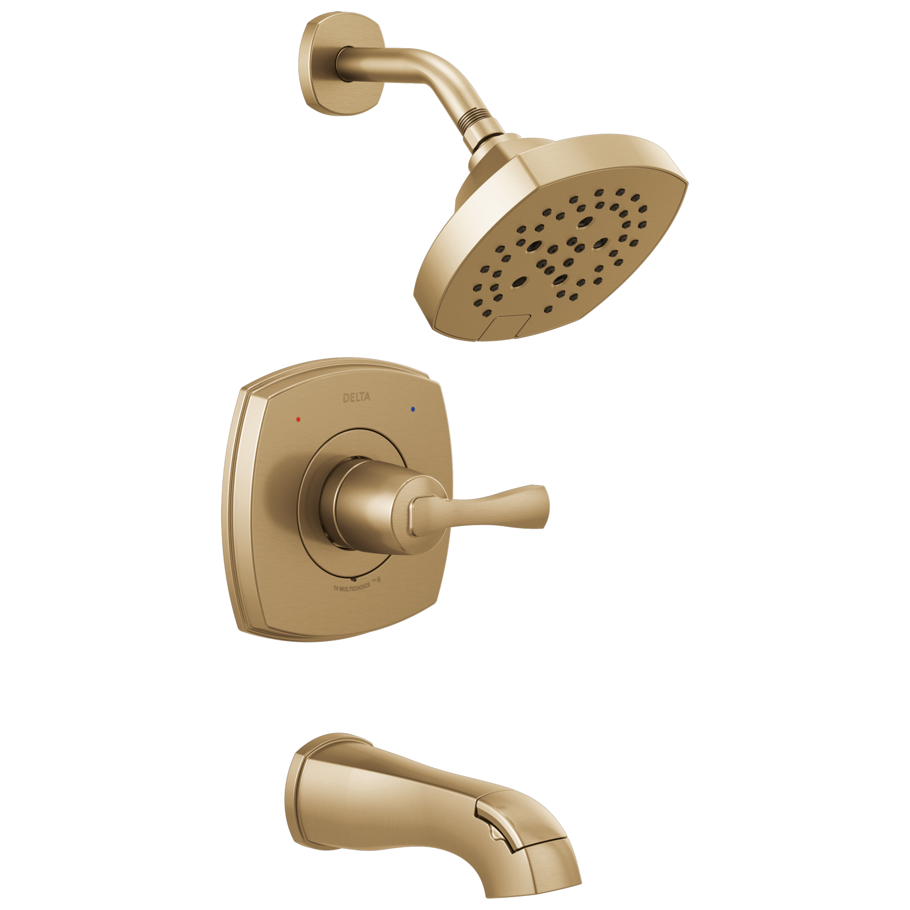 DELTA FAUCET Delta T14476-CZ-PR Stryke 14 Series Tub and Shower 1.75 gpm