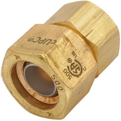 OMEGAFLEX TracPipe FGP-FSTF-500 1/2 Brass AutoFlare Female Straight Adapter