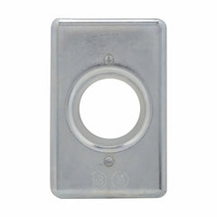EATON Eaton DS21 Crouse-Hinds Series Grounding Receptacle Cover 1-Gang Sheet Steel