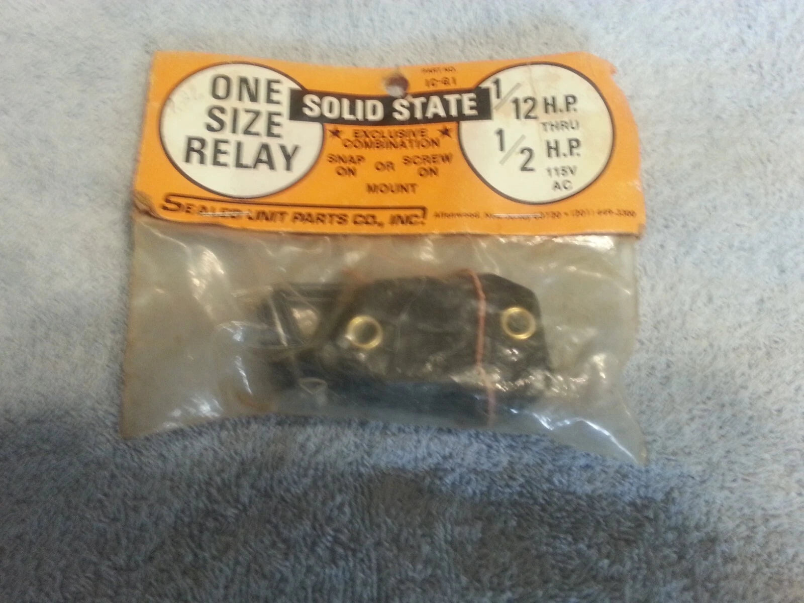 SUPCO Sealed Unit Parts Co ICG1 Solid State Relay - 115VAC