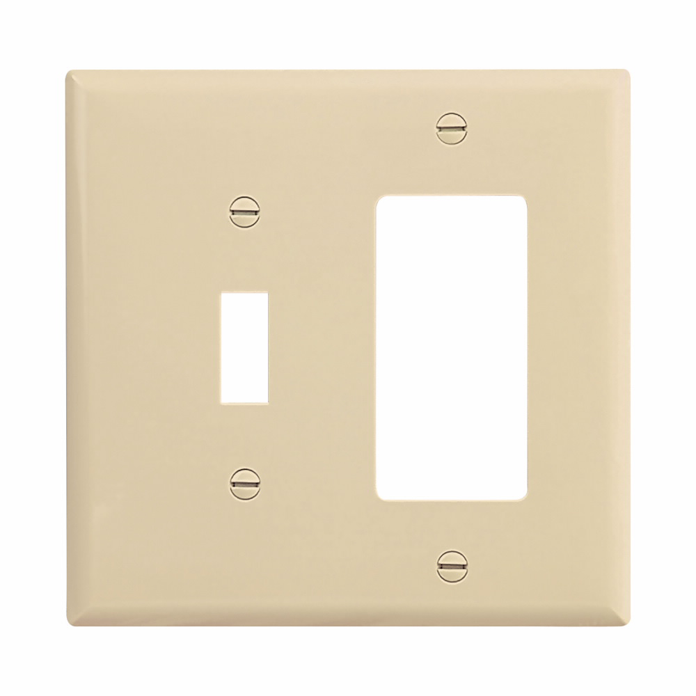 EATON Crouse-Hinds PJ126V EWD PJ126V Wallplate 2G Toggle/Deco