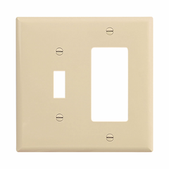 EATON Crouse-Hinds PJ126V EWD PJ126V Wallplate 2G Toggle/Deco