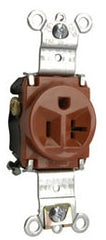 LEGRAND Pass & Seymour 5361RED Single Receptacle 20A 125V - Red