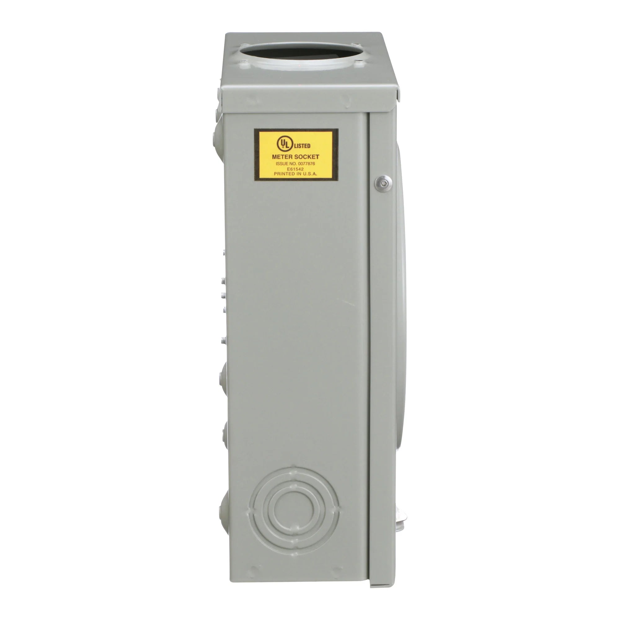 SCHNEIDER ELECTRIC Square D UTRS101B 600 VAC 125 Amp NEMA 3R Overhead/Underground Service Ringless Meter Socket