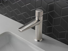 DELTA FAUCET Delta Faucet 573-SS-PR-LPU-DST Galeon Single Handle Monoblock Bathroom Sink Faucet in Lumicoat Stainless