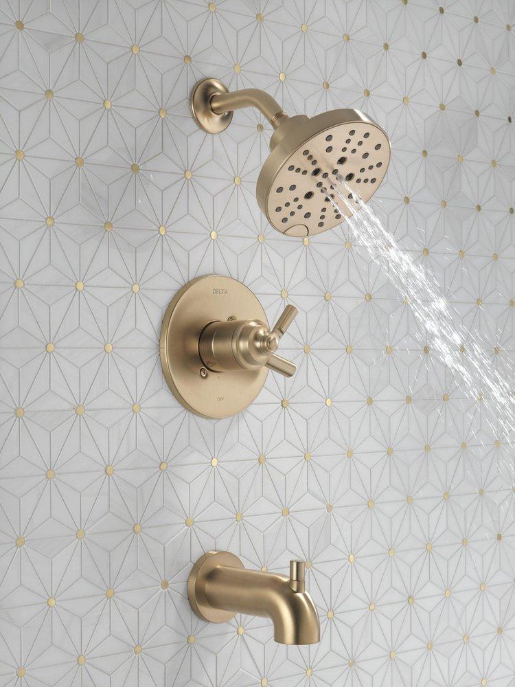 DELTA FAUCET Delta Faucet T17435-CZ Saylor Two Handle Multi Function Bathtub & Shower Faucet