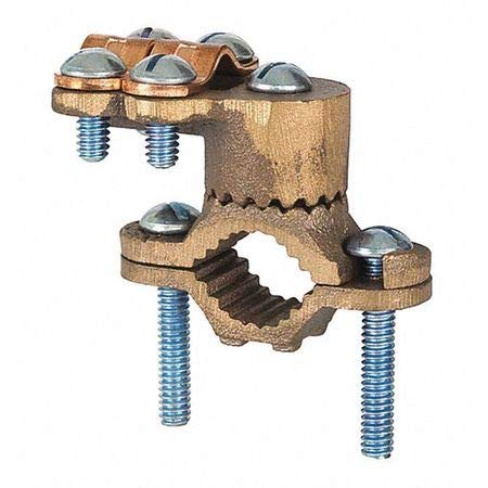 NSI INDUSTRIES Nsi Industries G-3 Heavy Duty Bronze Ground Clamp 1/2 to 1 Inch 8 to 4/0 AWG