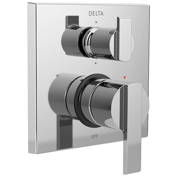 DELTA FAUCET Delta Faucet T24967 Ara® Two Handle Pressure Balancing Valve Trim in Chrome