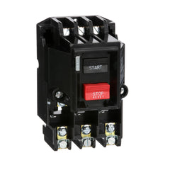 SCHNEIDER ELECTRIC Square D 2510MBO2 Manual Starter Integral Horsepower 600VAC 3 Pole 5HP at 380575VAC 1 Phase No Indicator Open