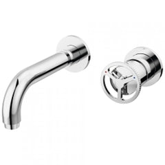 DELTA FAUCET Delta T3557LF-CZWL Dorval: Two Handle Wall Mount Bathroom Faucet Trim Only