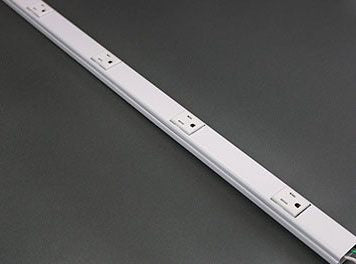 LEGRAND Wiremold V20GB306TR Tamper-Resistant Plugmold 3Ft Ivory