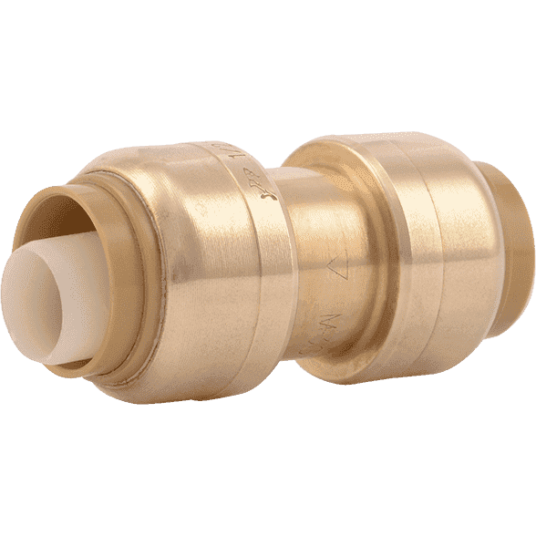 SHARKBITE SHARK U006LF 3/8-Inch Push-to-Connect Brass Coupling