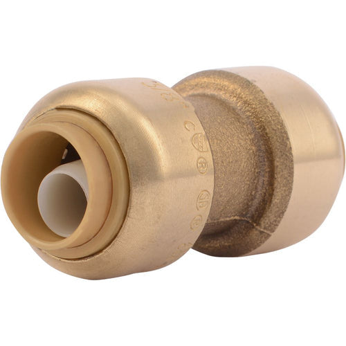 SHARKBITE SHARK U006LF 3/8-Inch Push-to-Connect Brass Coupling