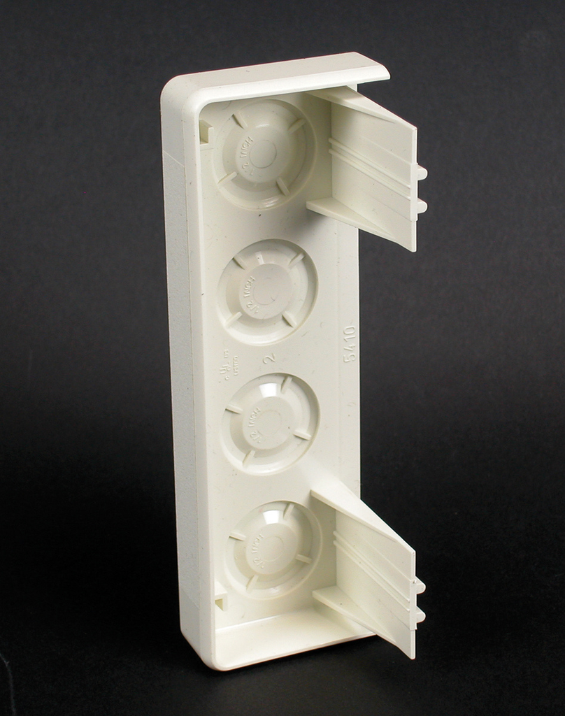 LEGRAND Wiremold 5410-WH Nonmetallic End Cap 5400 White
