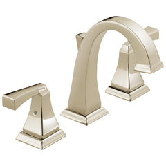 DELTA FAUCET Delta 3551-PNMPU-DST Dryden Two Handle Widespread Bathroom Faucet