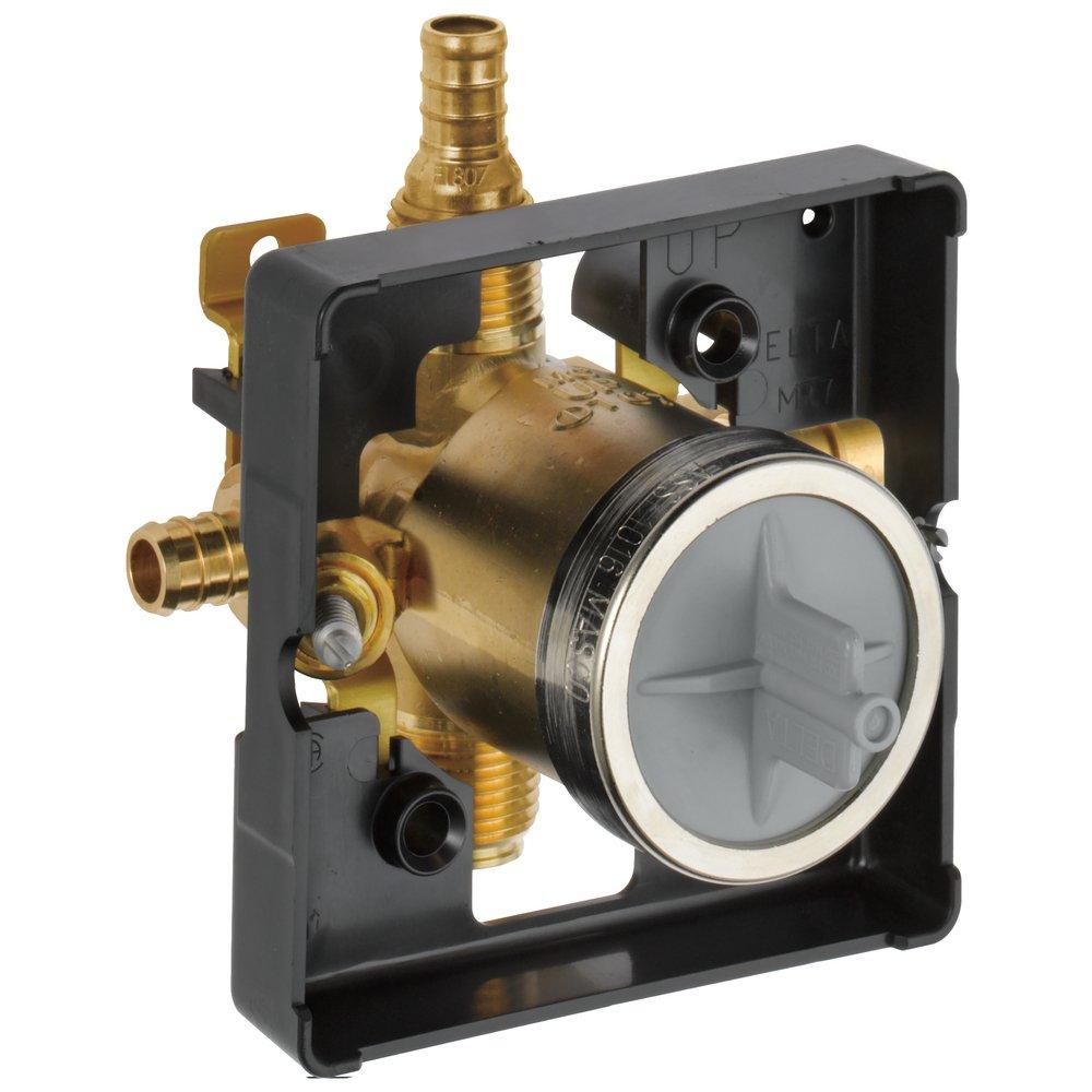 DELTA FAUCET Delta Faucet R10000-PFS-PXWS MultiChoice 1/2 in PEX Crimp Connection Pressure Balancing Universal Rough Valve Body with Stops