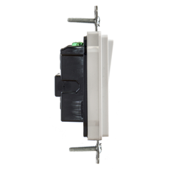 HUBBELL WIRING Hubbell Wiring Device-Kellems DS120W 20 Amp 120/277 VAC 1-Pole White Rocker Switch