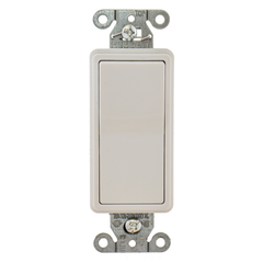 HUBBELL WIRING Hubbell Wiring Device-Kellems DS120W 20 Amp 120/277 VAC 1-Pole White Rocker Switch
