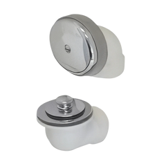 WATCO Watco 601-LT-PVC-BN Lift & Turn Bath Waste Half Kit, Schedule 40 PVC (Brushed Nickel)