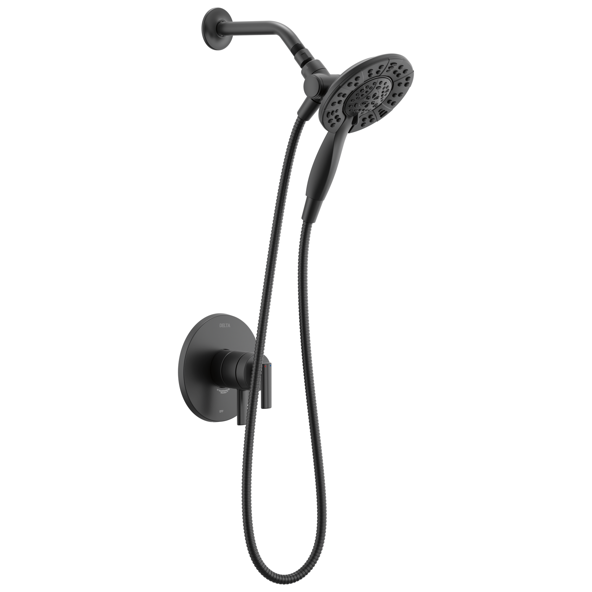 DELTA FAUCET Delta T17242-BL-I Monitor 17 Series Shower Trim with In2ition 1.75 gpm