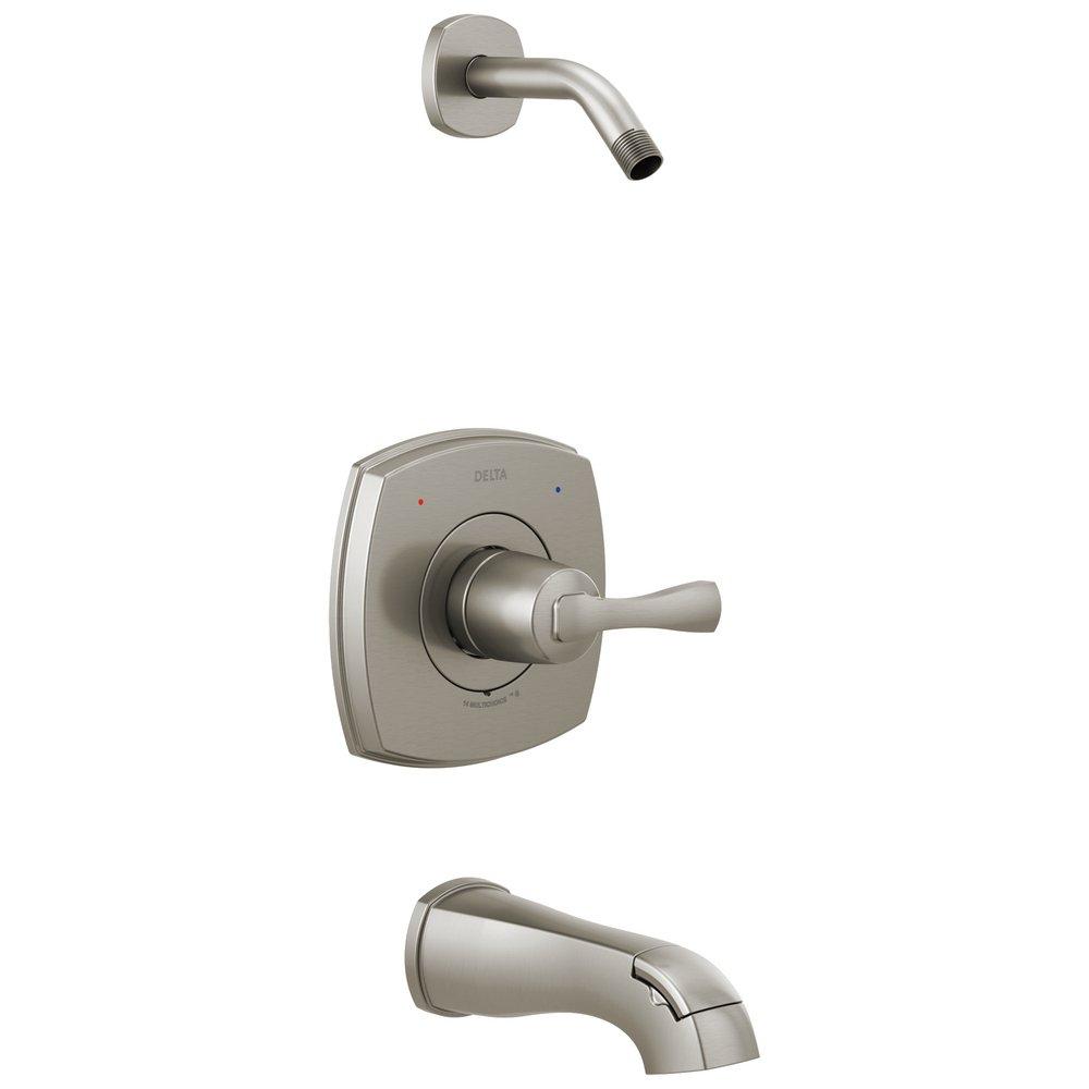 DELTA FAUCET Delta Faucet T14476-SSLHD Stryke Single Handle Multi Function Bathtub & Shower Faucet