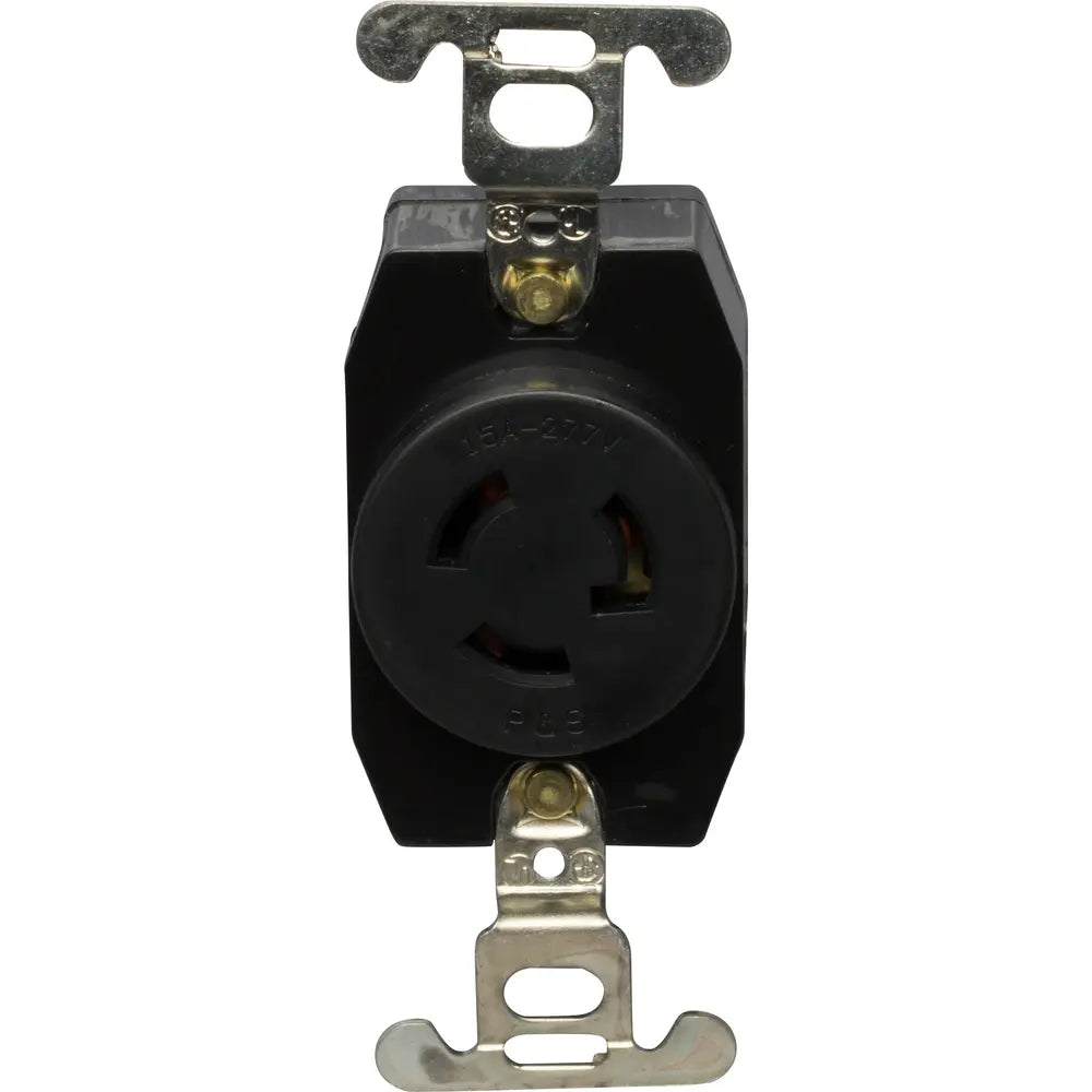 LEGRAND Pass & Seymour 4760 Turnlok NEMA Single Receptacle 15A 277VAC 3-Wire