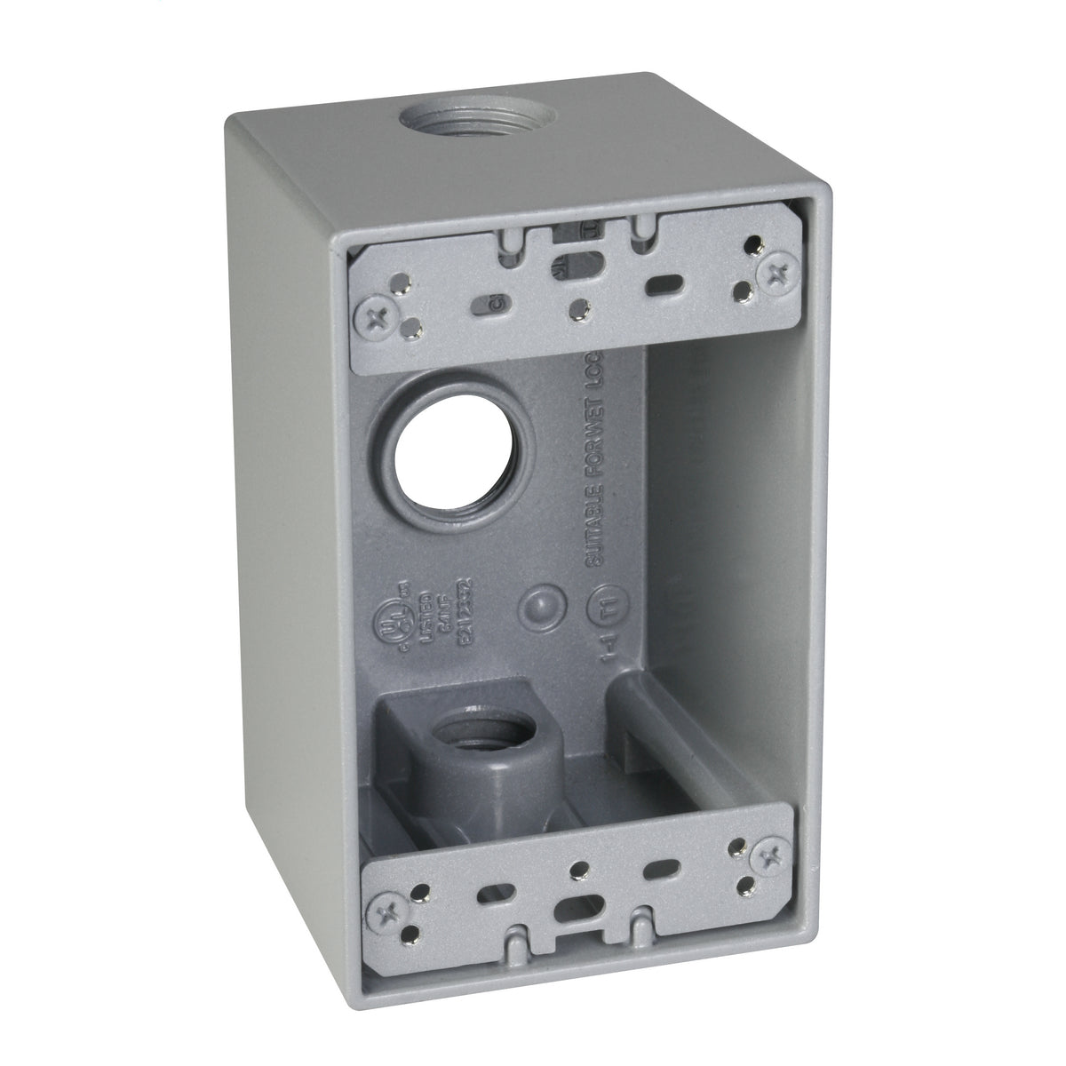 TAYMAC Hubbell SD350S 1-Gang Weatherproof Deep Box (3) 1/2 In. Outlets