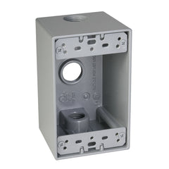 TAYMAC Hubbell SD350S 1-Gang Weatherproof Deep Box (3) 1/2 In. Outlets