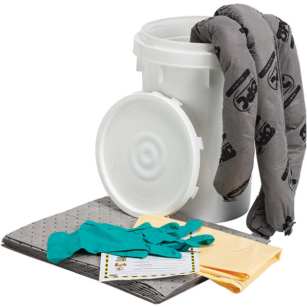 BRADY SPC SKA-BKT ALLWIK 6.5-Gallon Bucket Spill Control Kit - Universal Application