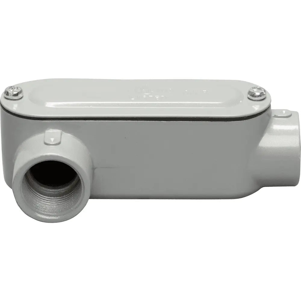 SOUTHWIRE Topaz LR2CG 3/4 Rigid Conduit Body with Cover and Gasket, Threaded LR Type