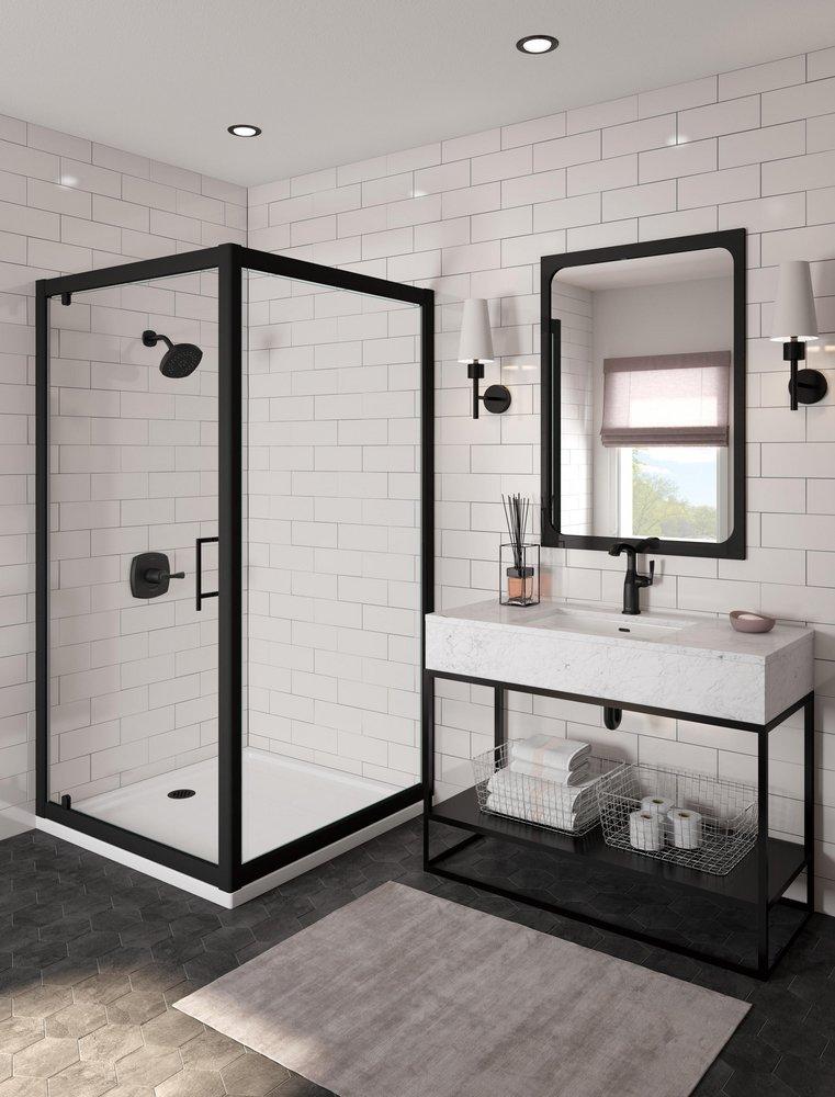 DELTA FAUCET Delta Faucet T14276-BL Stryke® Single Handle Multi Function Shower Faucet in Matte Black (Trim Only)