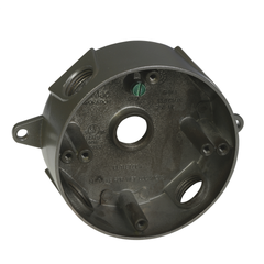 TAYMAC Taymac RB550Z RND WP BOX (5) 1/2 IN. OUTLETS - BRONZE