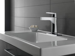 DELTA FAUCET Delta Faucet 574T-SS-DST Zura Single Handle Monoblock Bathroom Sink Faucet in Stainless
