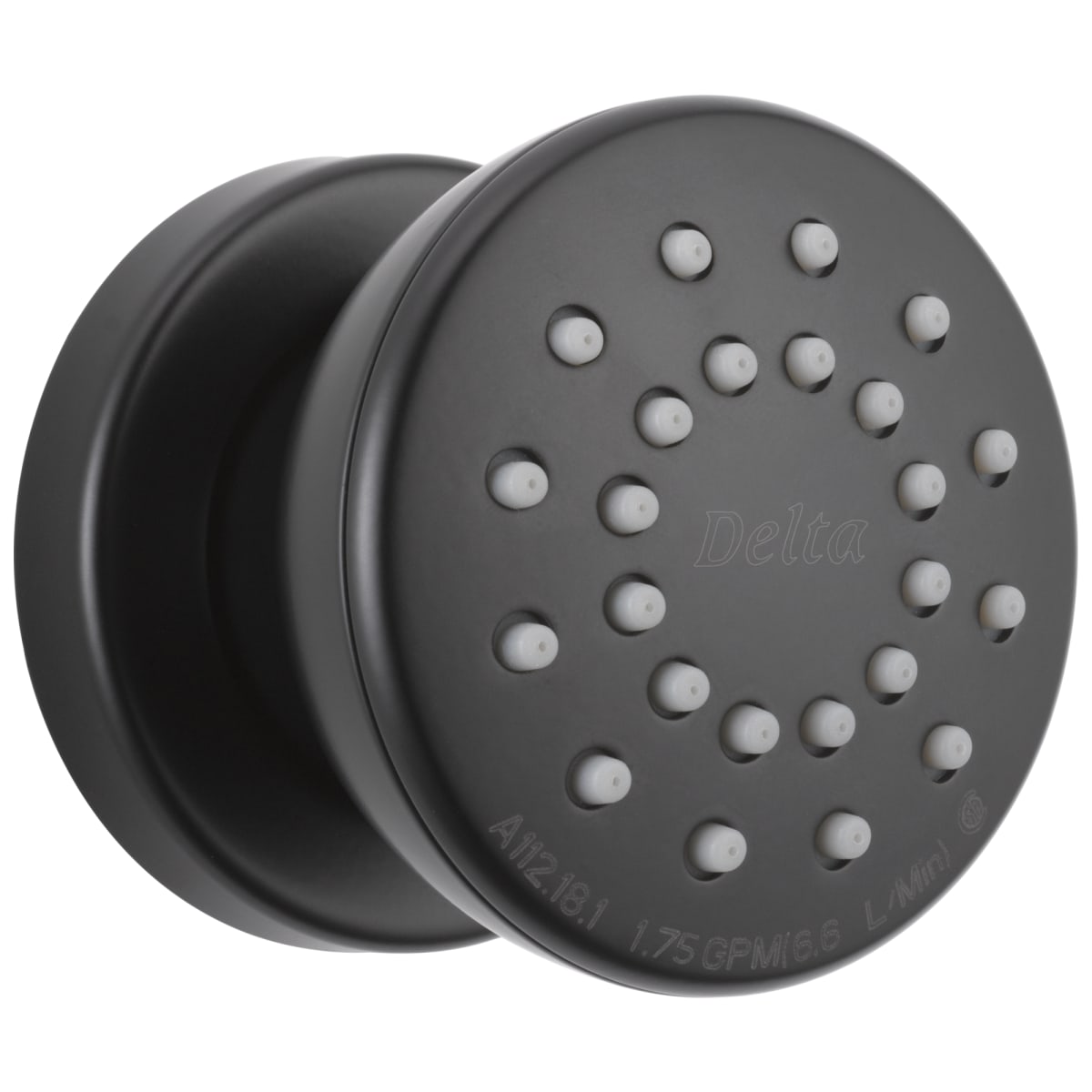 DELTA FAUCET Delta 50102-BL Surface Mount Body Spray Matte Black