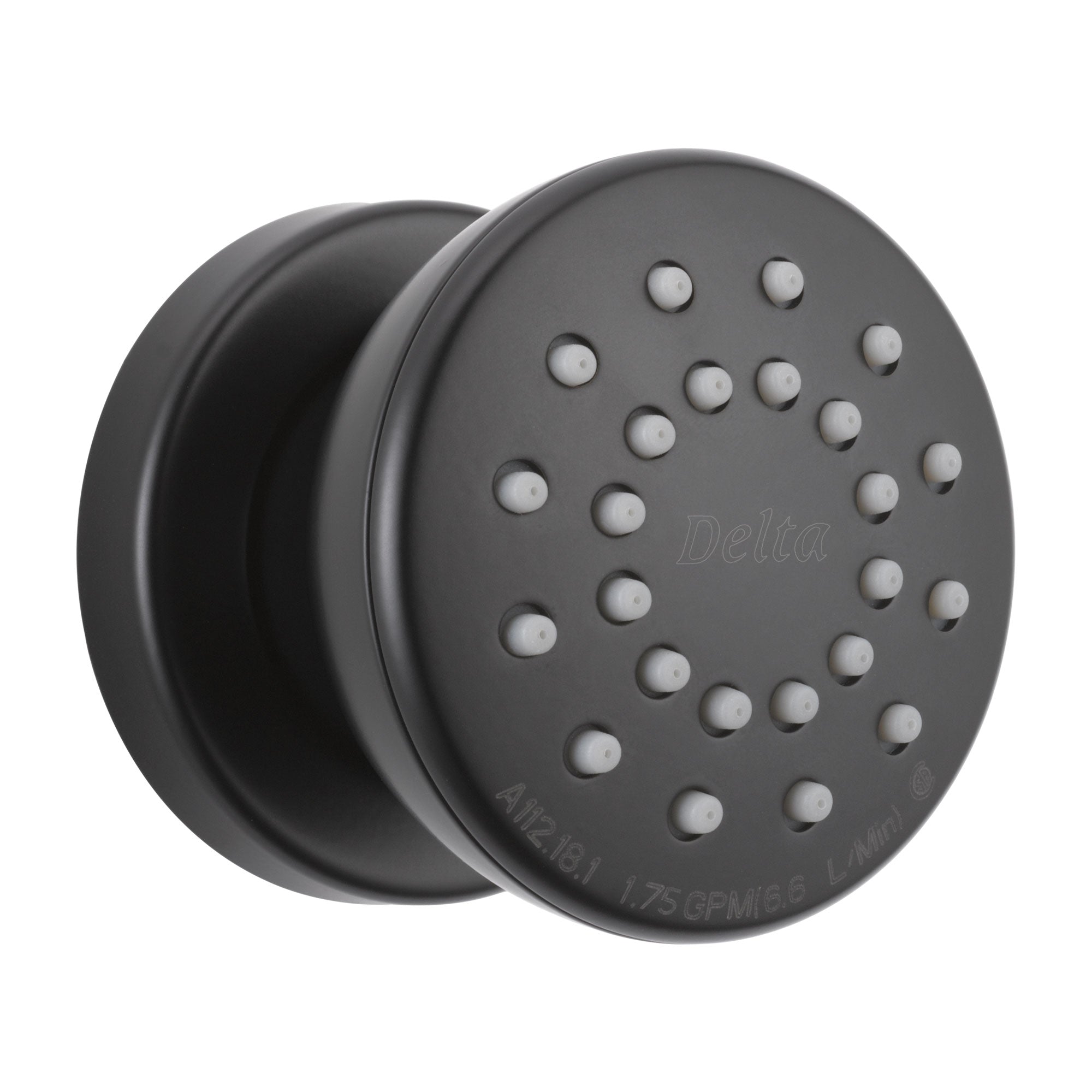 DELTA FAUCET Delta 50102-BL Surface Mount Body Spray Matte Black