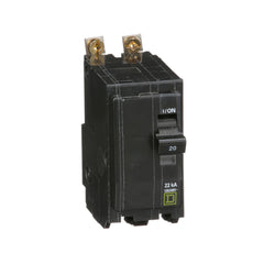 SCHNEIDER ELECTRIC Square D QOB220VH Miniature Circuit Breaker 20A 120/240V 2P Bolt-On