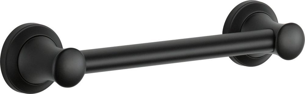 DELTA FAUCET Delta Faucet 41712-BL Stryke 12 in Grab Bar in Matte Black
