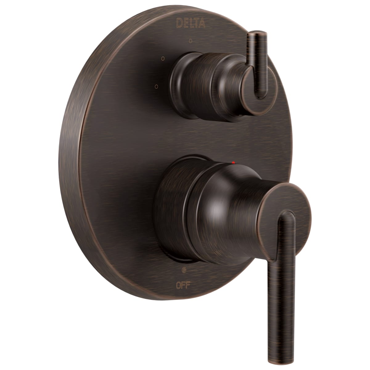 DELTA FAUCET Delta T24859-RB Contemporary Two Handle Monitor 14 Series Valve Trim with 3-Setting Integrated Diverter