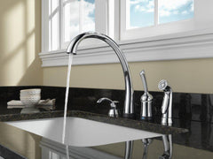 DELTA FAUCET Delta Faucet RP50781BL DeLuca 13 oz Kitchen Soap Dispenser in Matte Black