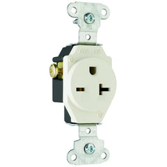 LEGRAND Legrand 5851LA 20 Amp 250 Volt Single Receptacle Light Almond