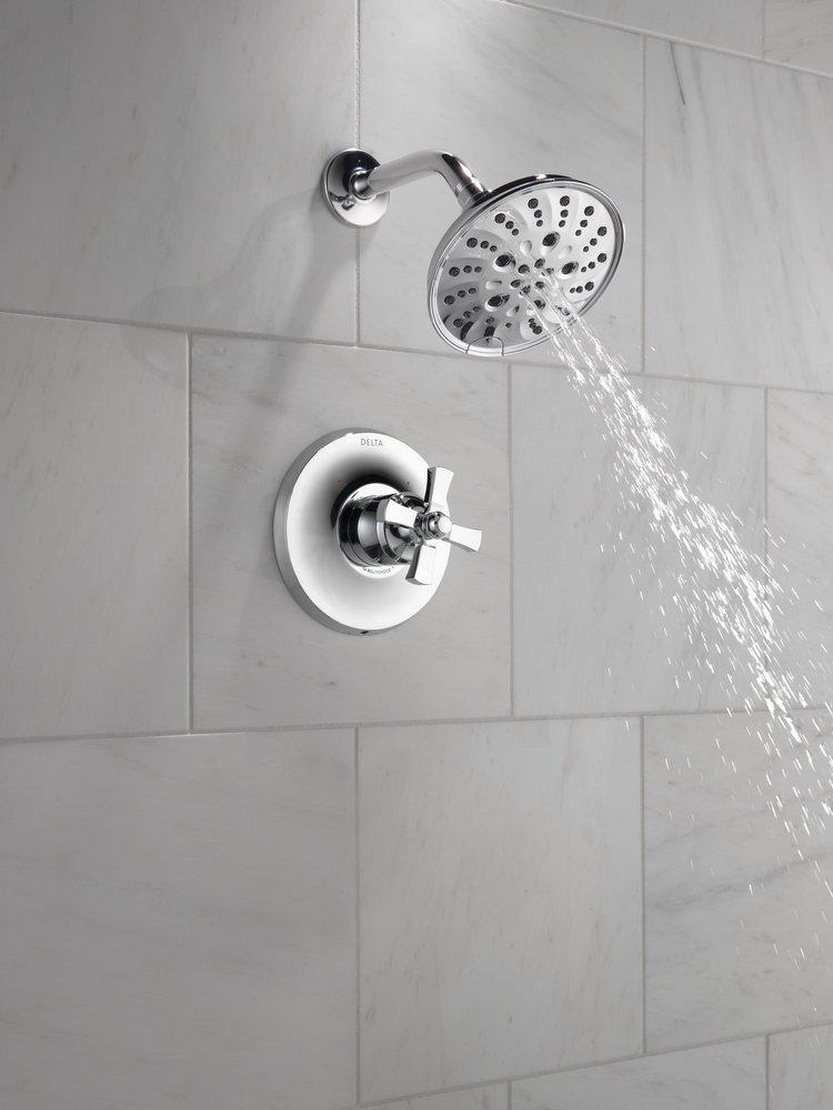 DELTA FAUCET Delta Faucet T14256-BLLHP Dorval Multi Function Shower Faucet in Matte Black (Trim Only)