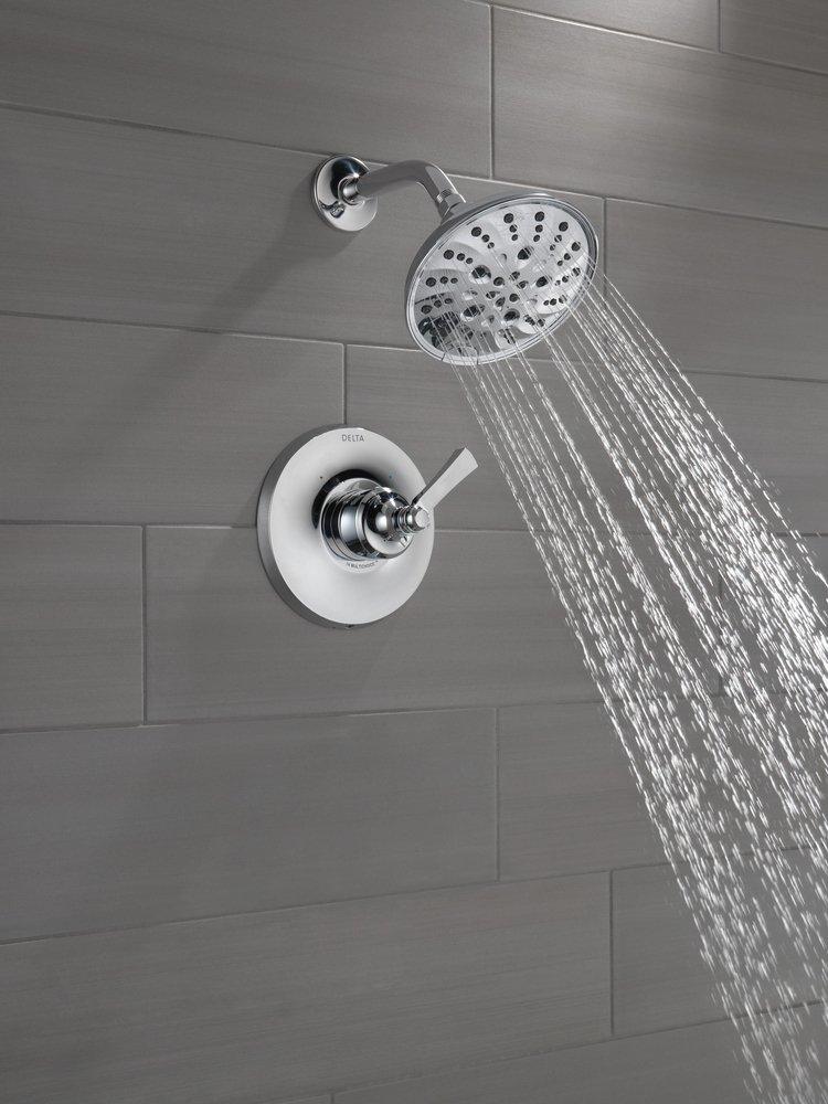 DELTA FAUCET Delta Faucet T14256-BLLHP Dorval Multi Function Shower Faucet in Matte Black (Trim Only)