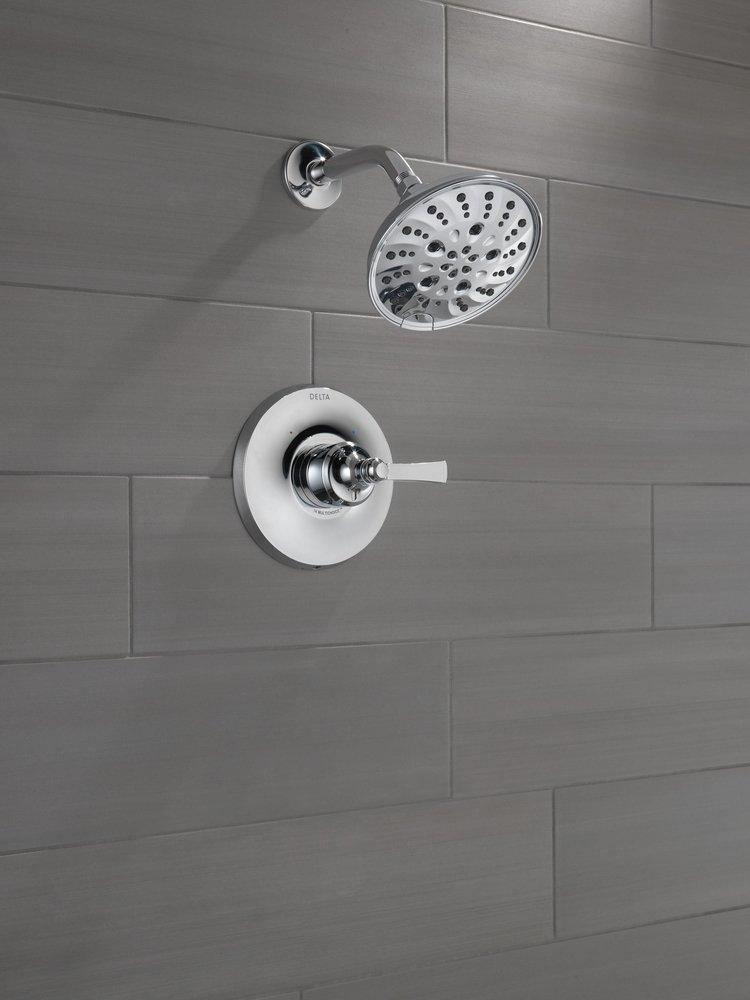 DELTA FAUCET Delta Faucet T14256-BLLHP Dorval Multi Function Shower Faucet in Matte Black (Trim Only)